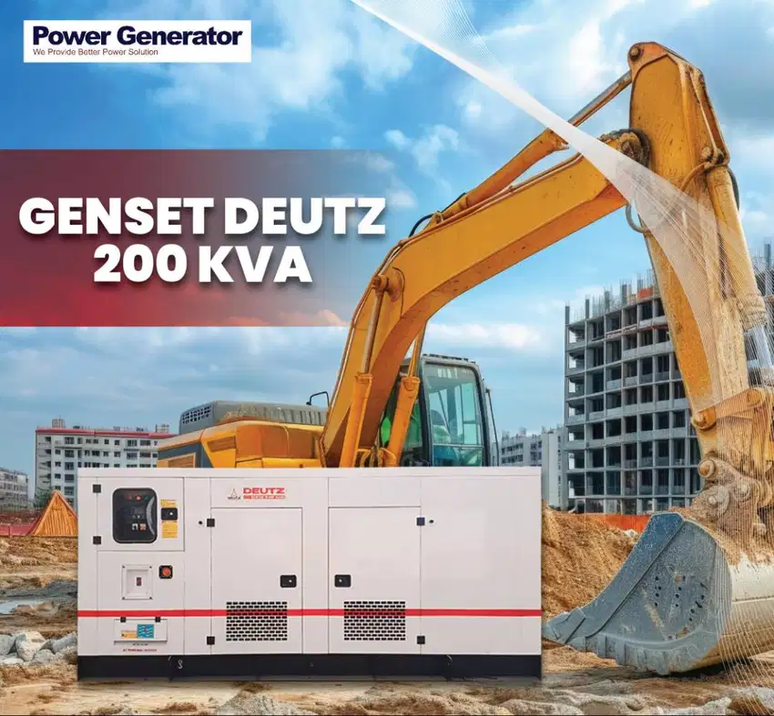 Genset Deutz 200 kVA SILENT TYPE TURBOCHARGED