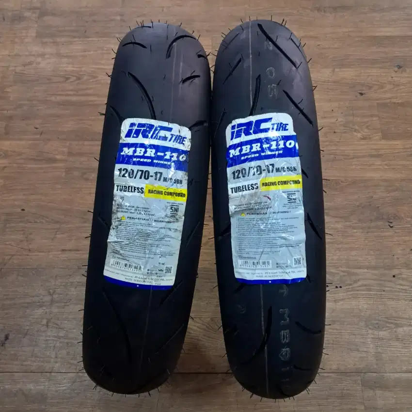 BAN IRC MBR110 TL 120/70 R17 M/C 58H (MURAH & BERKUALITAS)