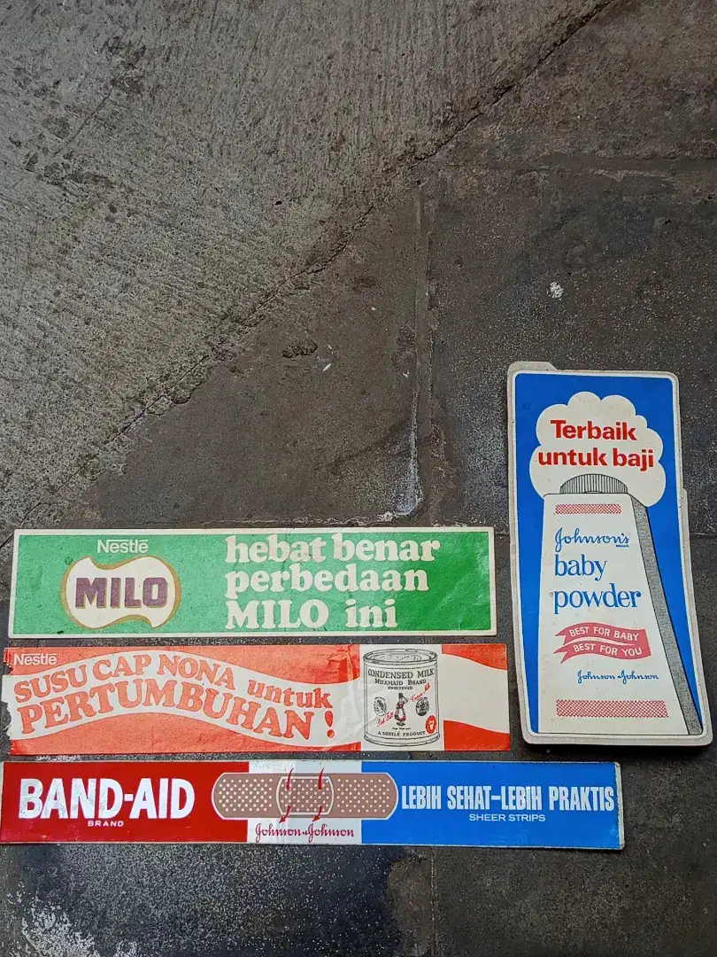 Borongan Sticker Iklan Jadul thn 70an