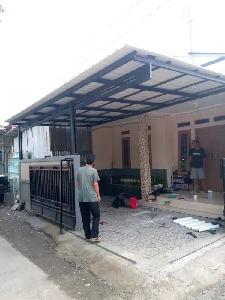 Terpasang kanopi bajaringan