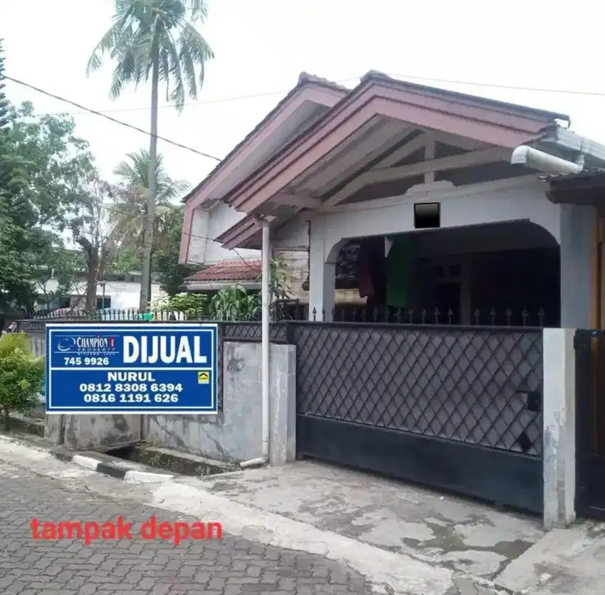 Dijual Rumah (Butuh Renovasi) Di Bukit Nusa Indah Ciputat Tangsel