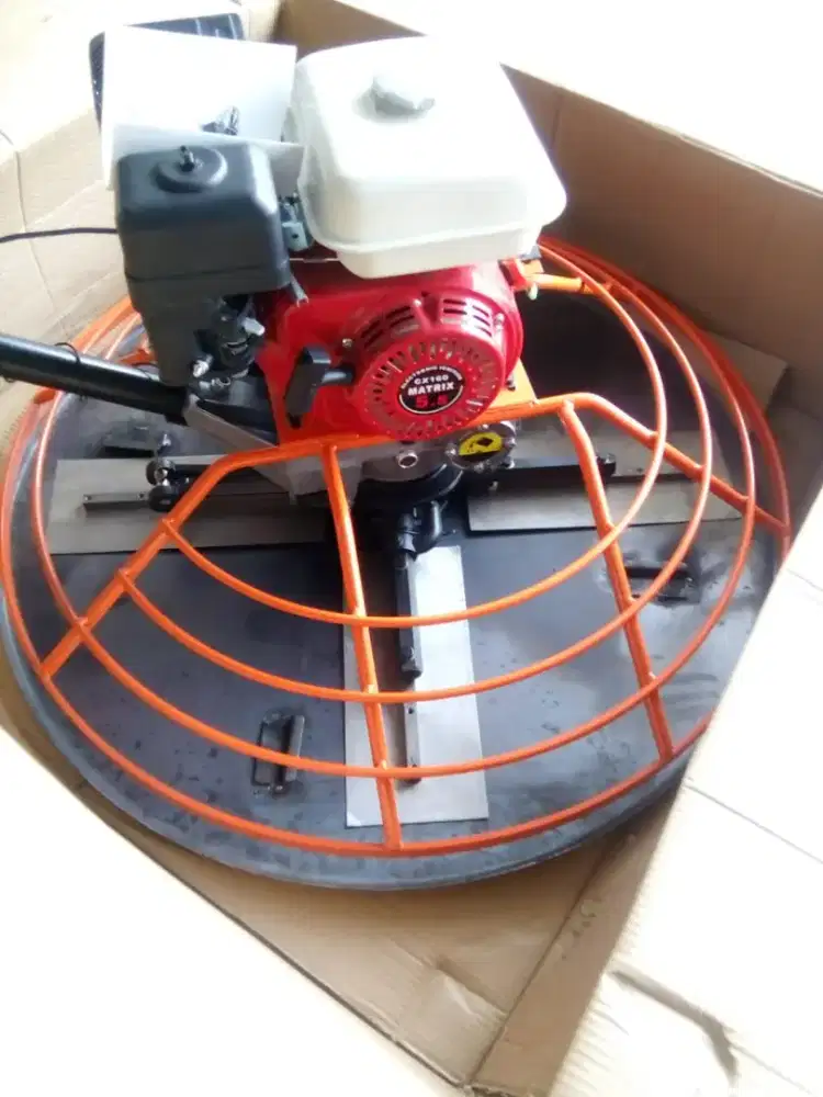 Power Trowel/Mesin Acian lantai Floor Hardener, Kondisi Baru Fullset