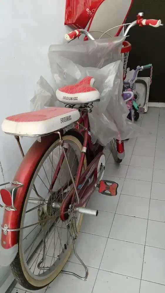 SEPEDA JADUL PHOENIX SEPEDA ONTHEL MERAH