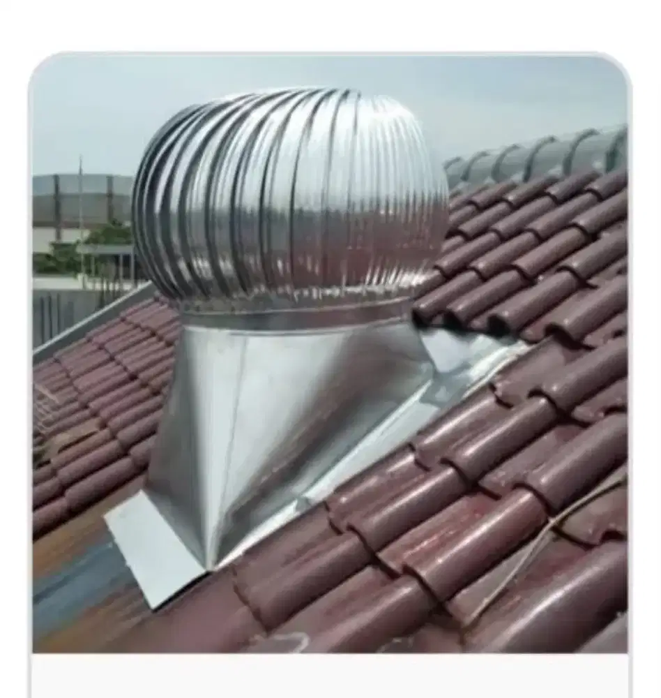 Kipas penarik hawa panas | Turbine Ventilator Cyclone