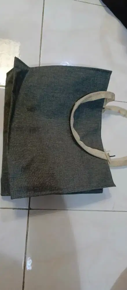 Tas bahan kain kanvas. No minus