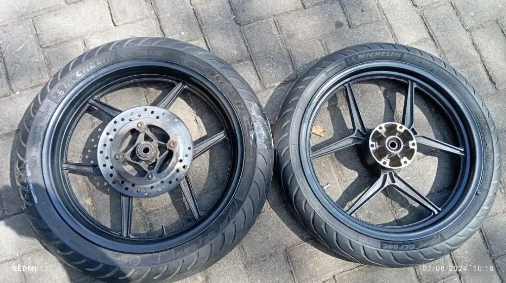 Semua Pelek , ( JARI2 dan RECING )14,17 dpan+blkng   beat, Mio, supra