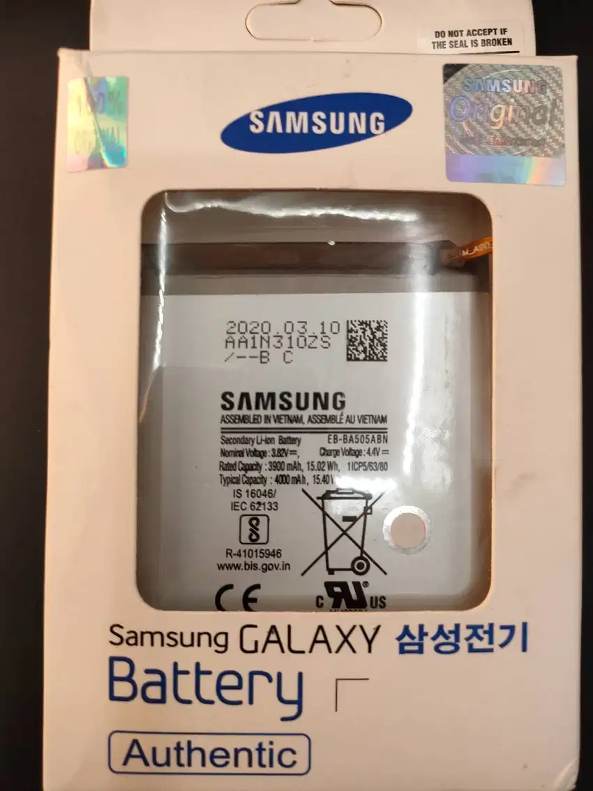 Baterai Samsung A30S/ A50S Baterai Samsung A50/ A30/ A20 EB-BA505 ORI