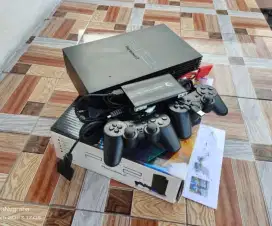 Ps2 ps 2 PLAYSTATION 2 fat hdd luar 100 game lebih mulus fullset NET