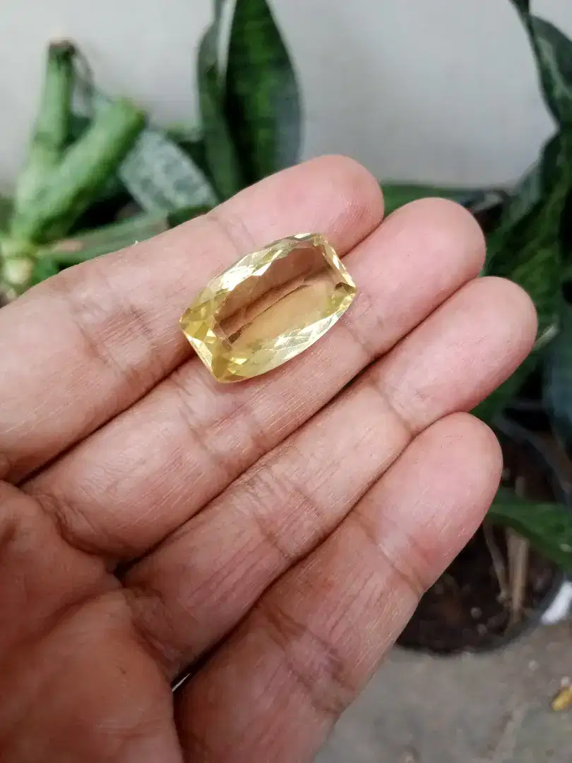 Batu Permata Lemon Citrine Quartz Big Size