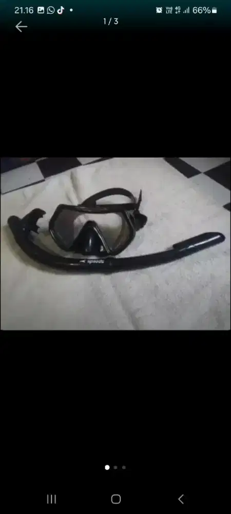 Alat snorkel kaca mata