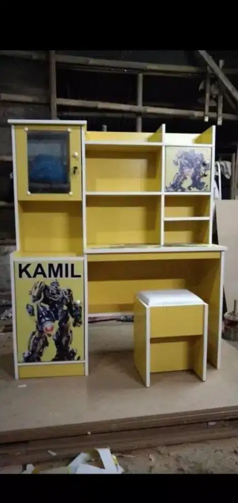 Lemari meja belajar anak2 bisa rikues warna dan ukuran
