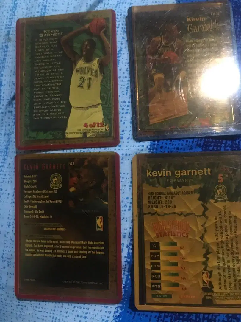 Kevin Garnett RC dan Insert Card