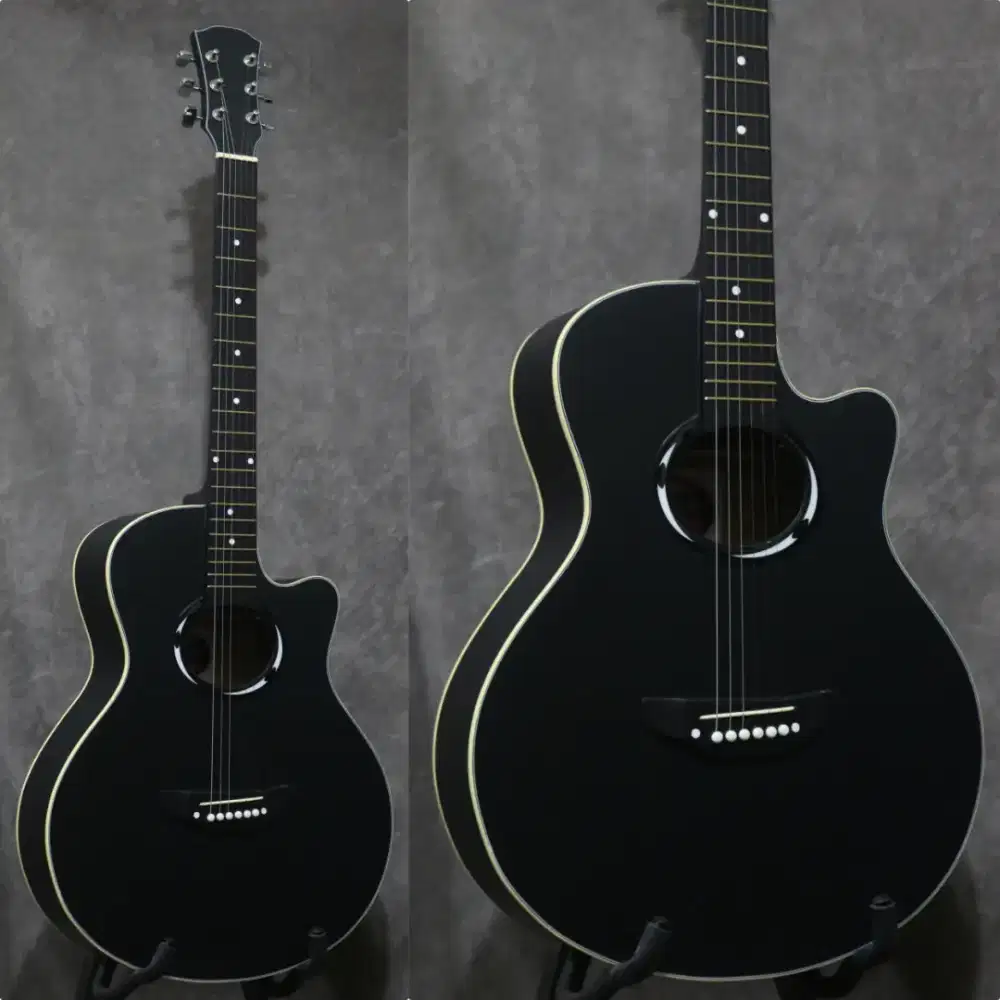 Gitar akustik Yamaha apx baru tanem besi siap antar cod