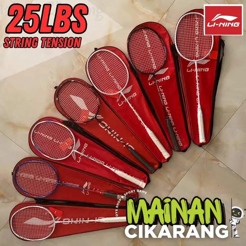 RAKET BADMINTON BULU TANGKIS LINING MURAH - MAINAN CIKARANG