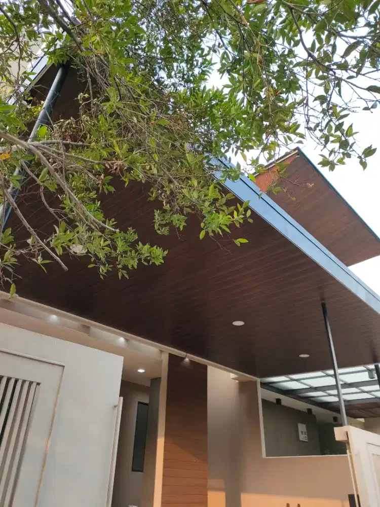 Plafon PVC terpasang