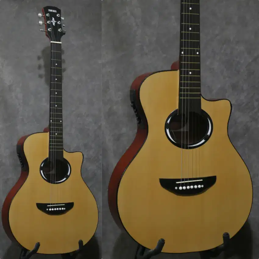 Gitar akustik elektrik Yamaha apx baru tanem besi siap antar cod