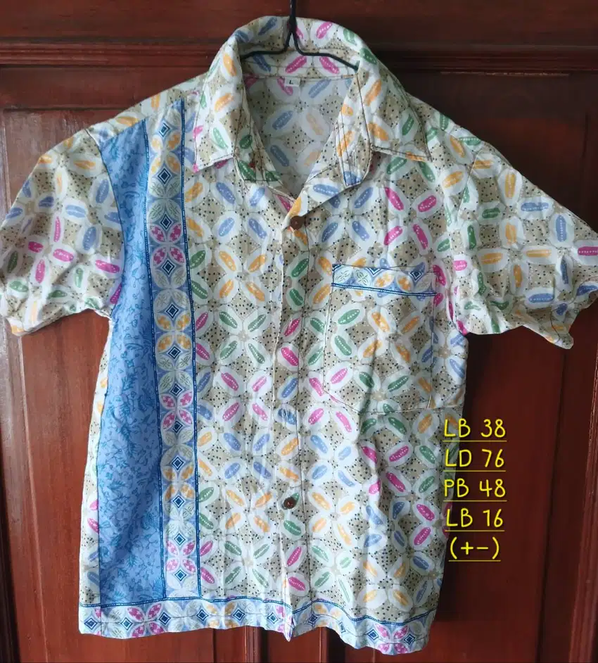 Baju Batik Anak Cowok Nuansa Biru