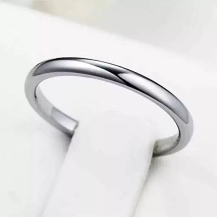 kolektor cincin titanium silver keren cowo cewe 03mm c04