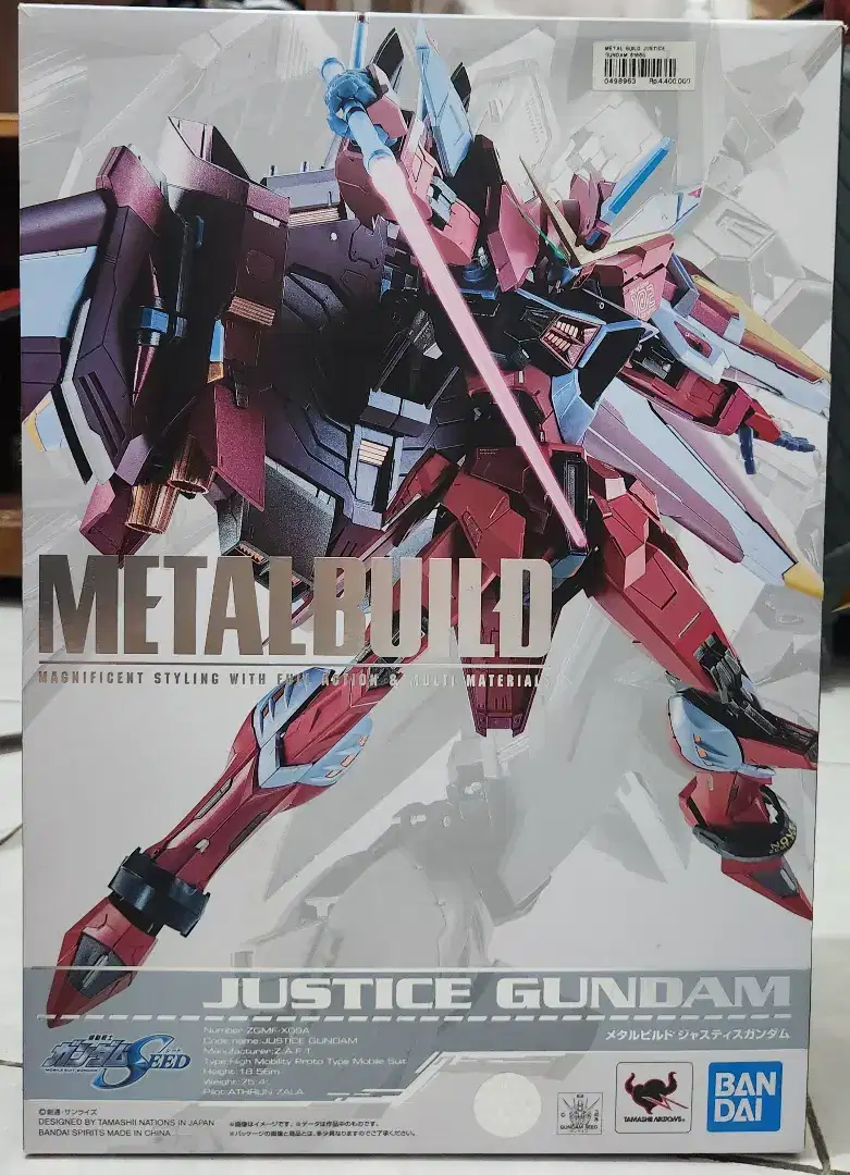 Metal Build Justice Gundam (Blue Bandai&Tamashi Nation) Original