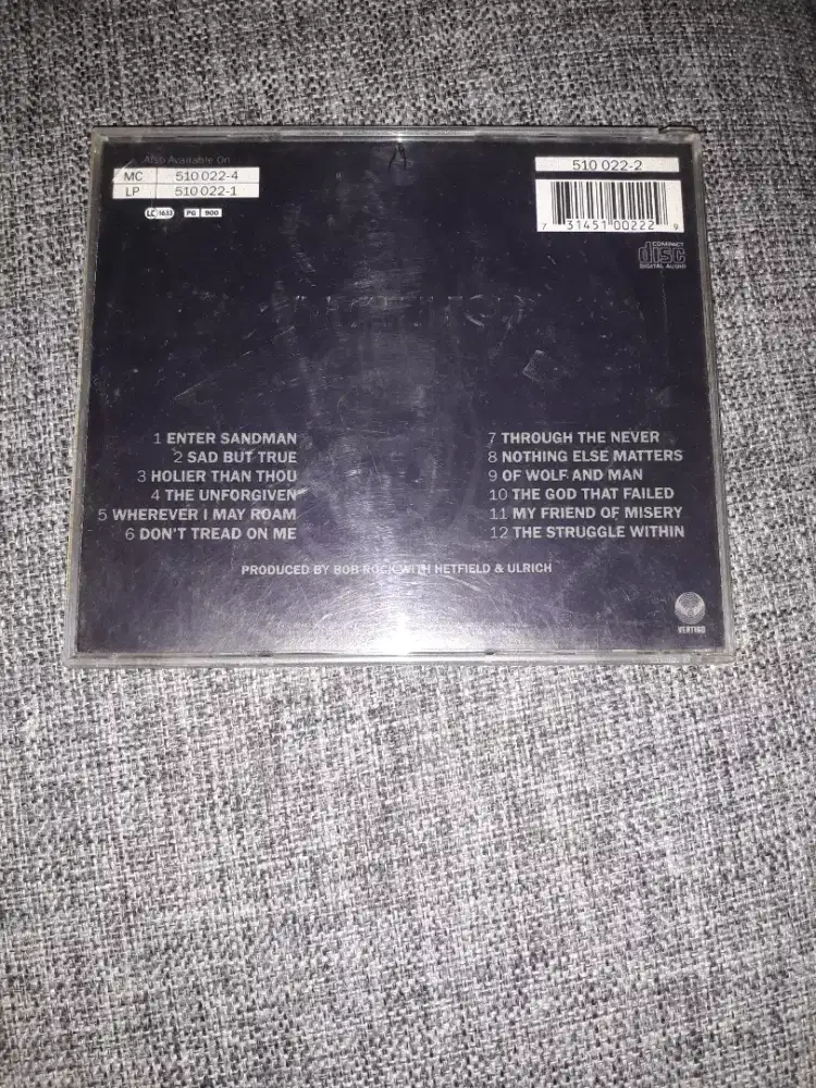 Cd audio originalMETALLICA-Vertigo,Made in USA.