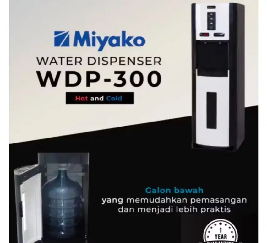 DISPENSER GALON BAWAH MIYAKO WDP300
