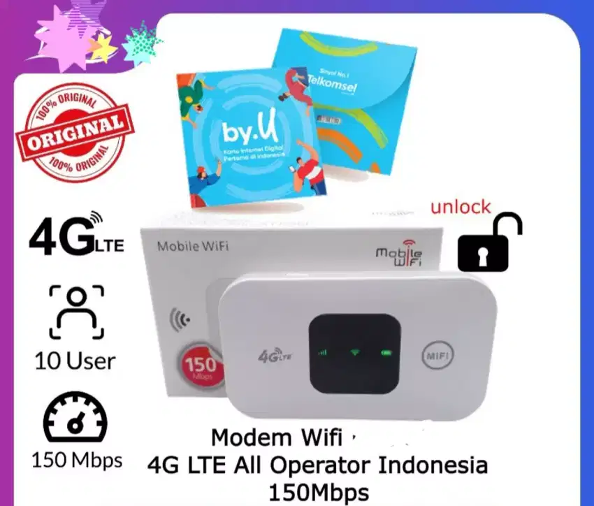 [BARU] UNLOCK MODEM WIFI TELKOMSEL 4G LTE