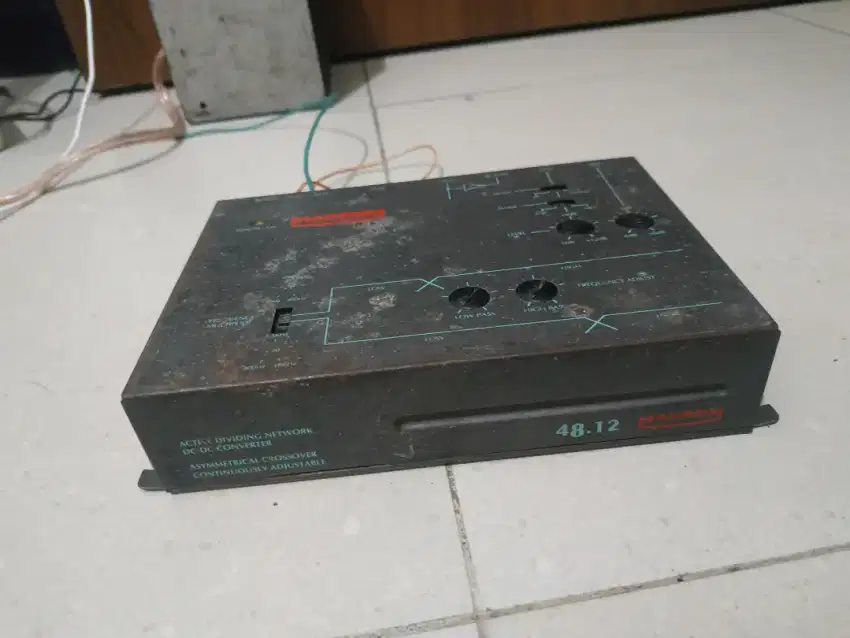 Crossover aktif macrom made in uk vintage
