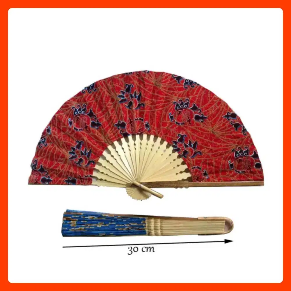 Kipas Batik Souvenir Pernikahan | Kipas Batik