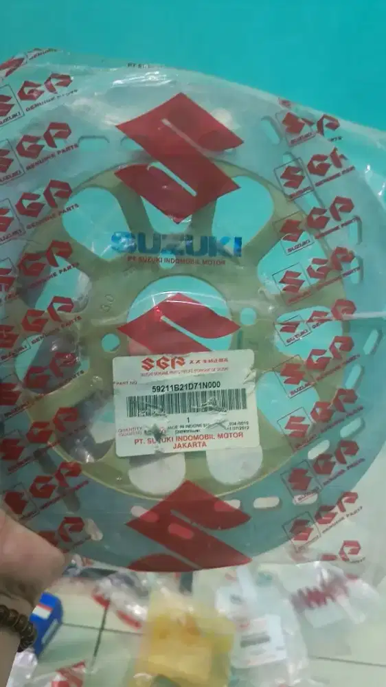 Cakram depan atau belakang satria hiu lscm original baru masih segel