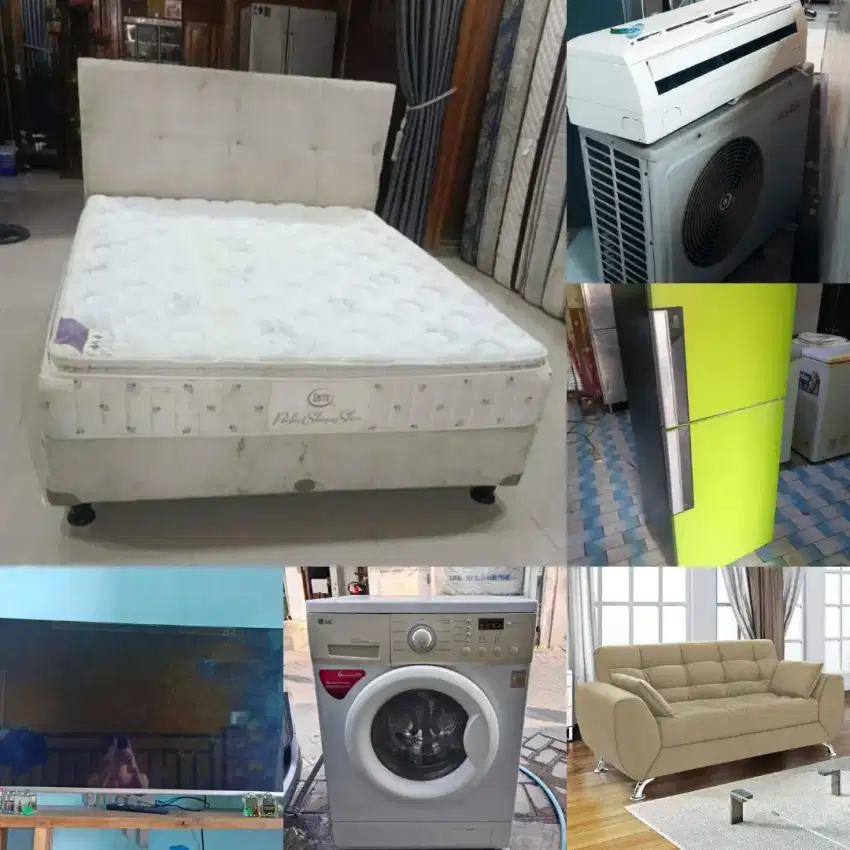 DIBELI BARKAS KULKAS FREEZER SHOWCASE TV AC SOFA SPRINGBED LEMARI DLL