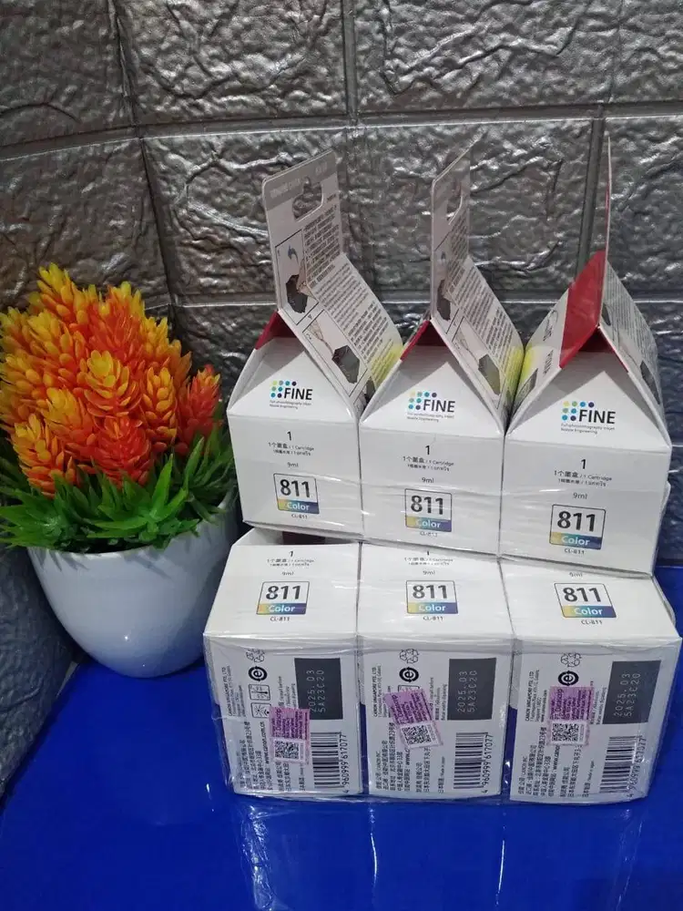 SALE Catridge Canon 811 TANPA BOX LEPASAN DR PRINTER BARU