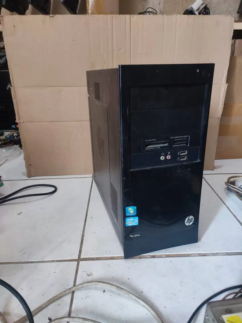 casing pc  merk hp model standart support mobo & psu rakitan