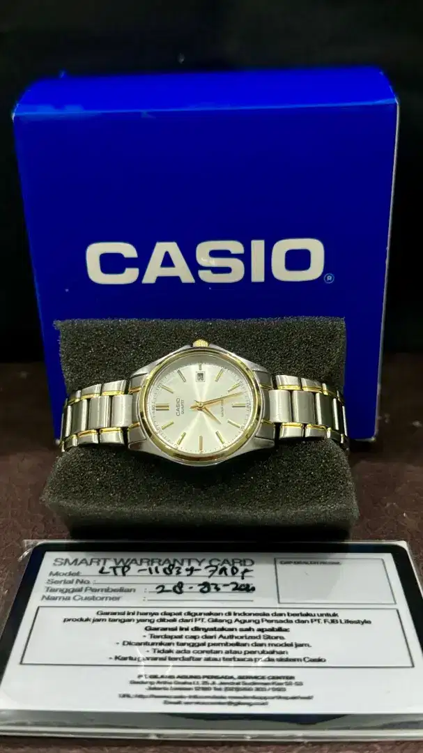 Jam Tangan Wanita Merk Casio LTP-1183G-7ADF