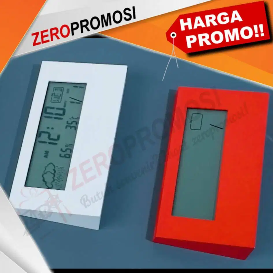 Souvenir Perusahaan Jam Meja Digital jmp07 design modern