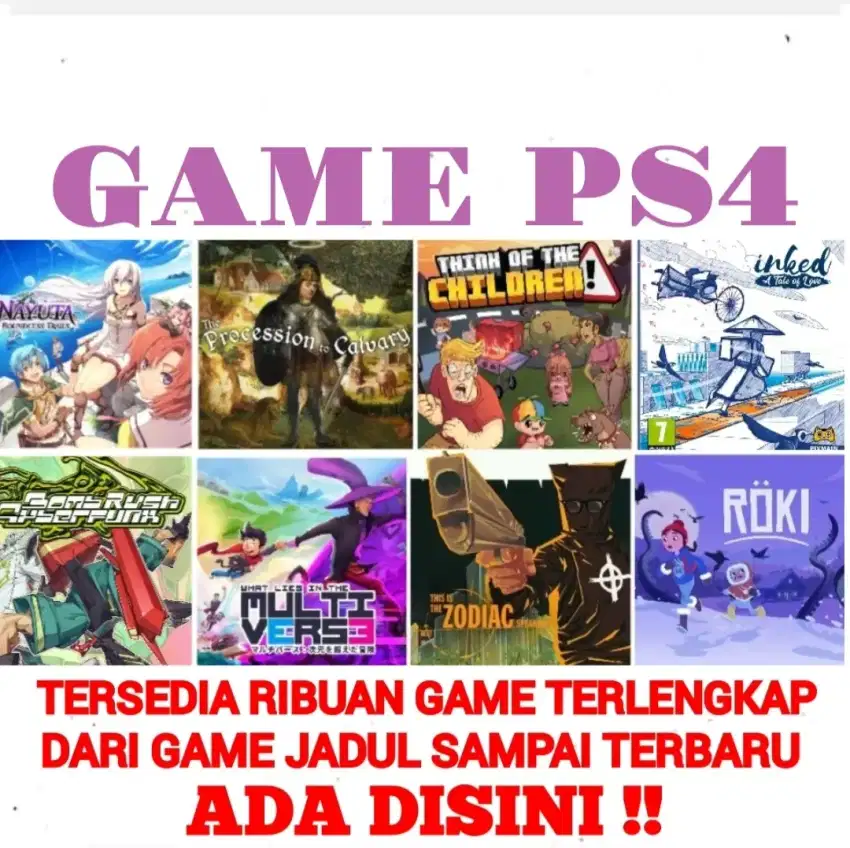 GAME PS4 (Baca Deskripsi) Mrh Meriah