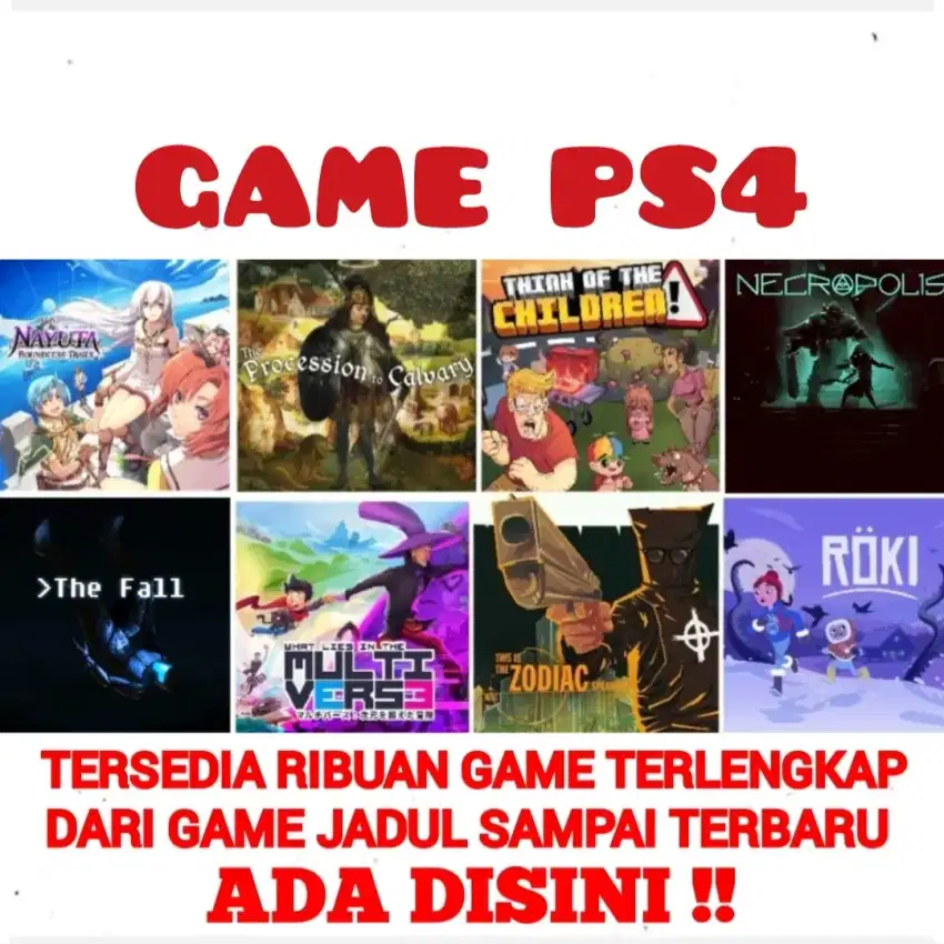 GAME PS4 (Baca Deskripsi) Mrh Harganya