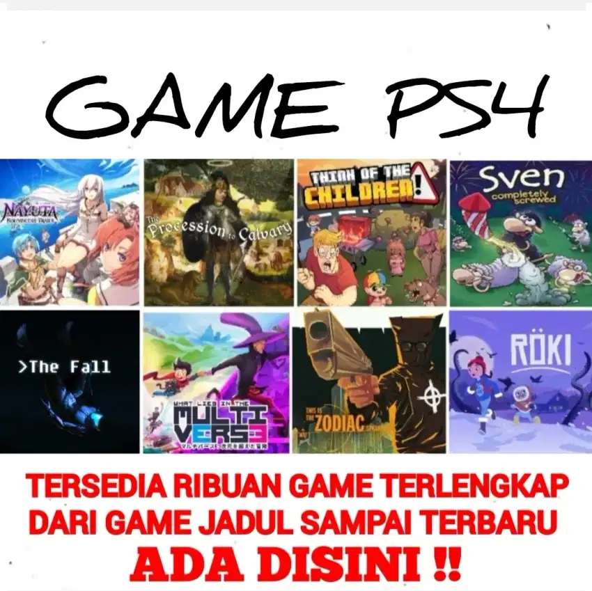 GAME PS4 (Baca Deskripsi) Mrh Meriah Harganya