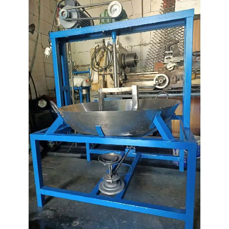 Mesin pengaduk dan Pemasak Bumbu Otomatis