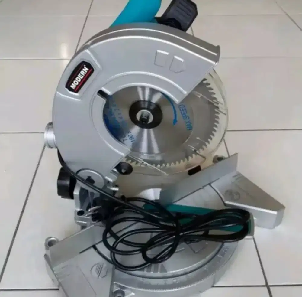 Miter Saw 7 inch Mesin Potong Alumunium Kayu Ryu Modern NRT-PRO