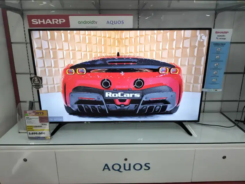 seGAMPANG itu cicilan Sharp 4k Android tv 50inch cukup KTP saja