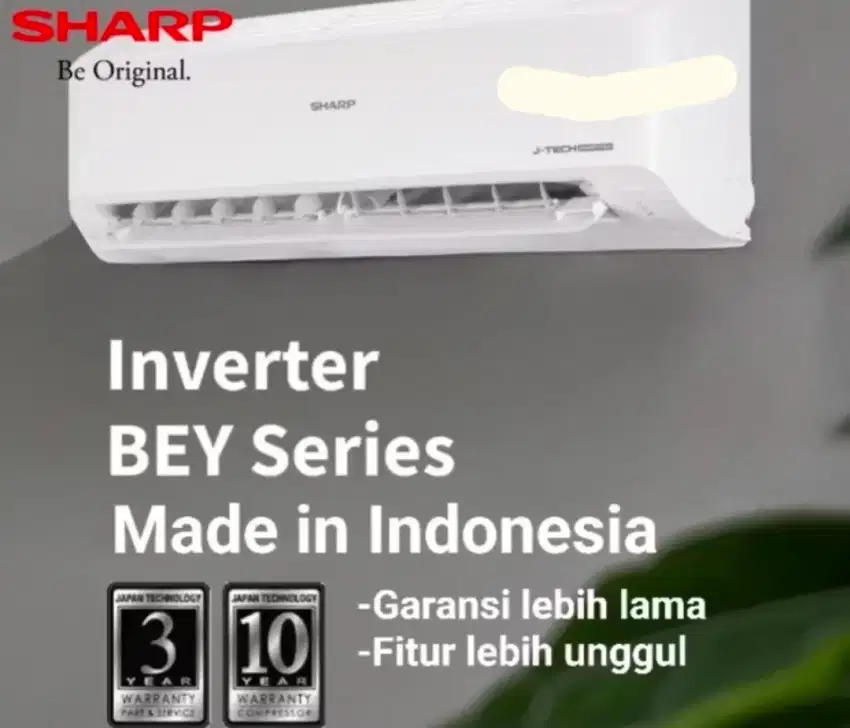 AC SHARP 1PK INVERTER AH-X10BEY JTECH INVERTER INDONESIA