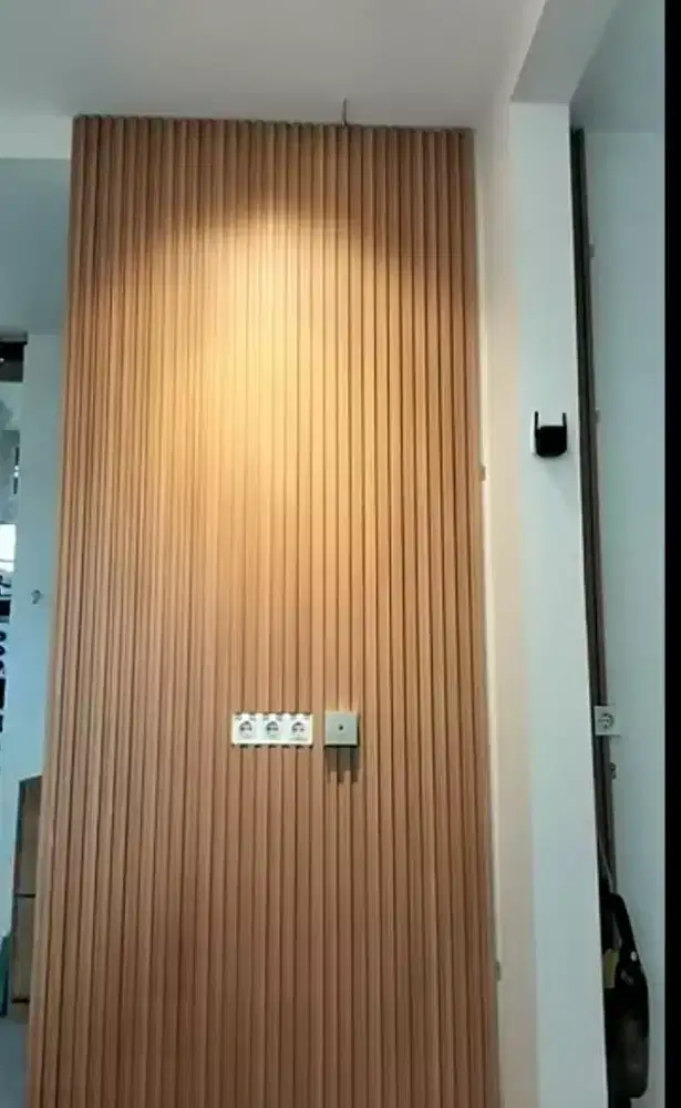 Wall Panel Pvc - Partisi - Backdrop tv - moulding ruangan