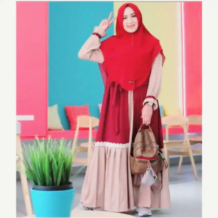 Gamis busana muslimah 1 set