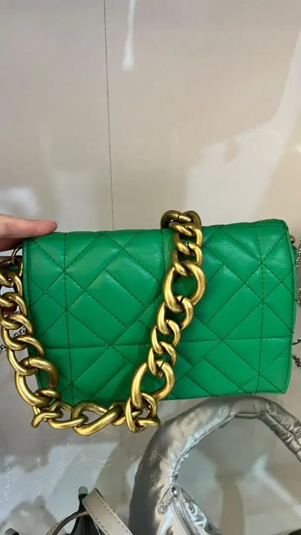 Tas zara green (msh bagus ya)