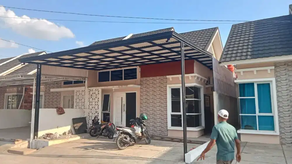 Kanopi alderon pake talang air propilan