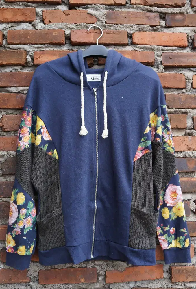 Zip Hoodie Wanita Deepny | Jaket Wanita LD 110-120cm