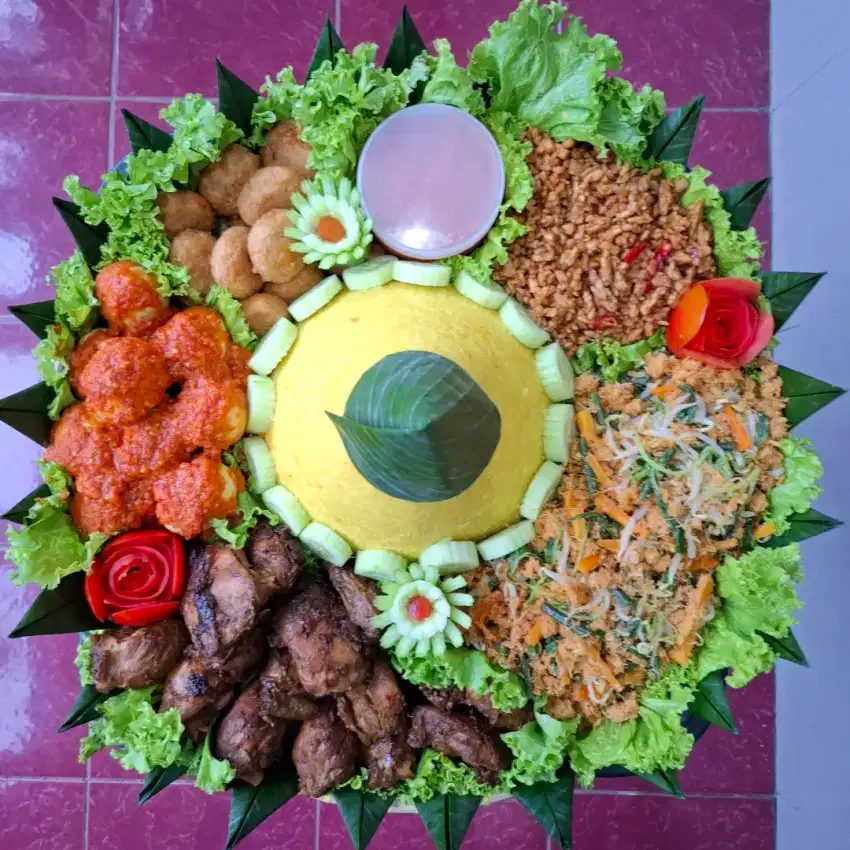 Tumpeng, Nasi Liwet, Empal Gentong, Nasi Kotak dan masakan lainnya