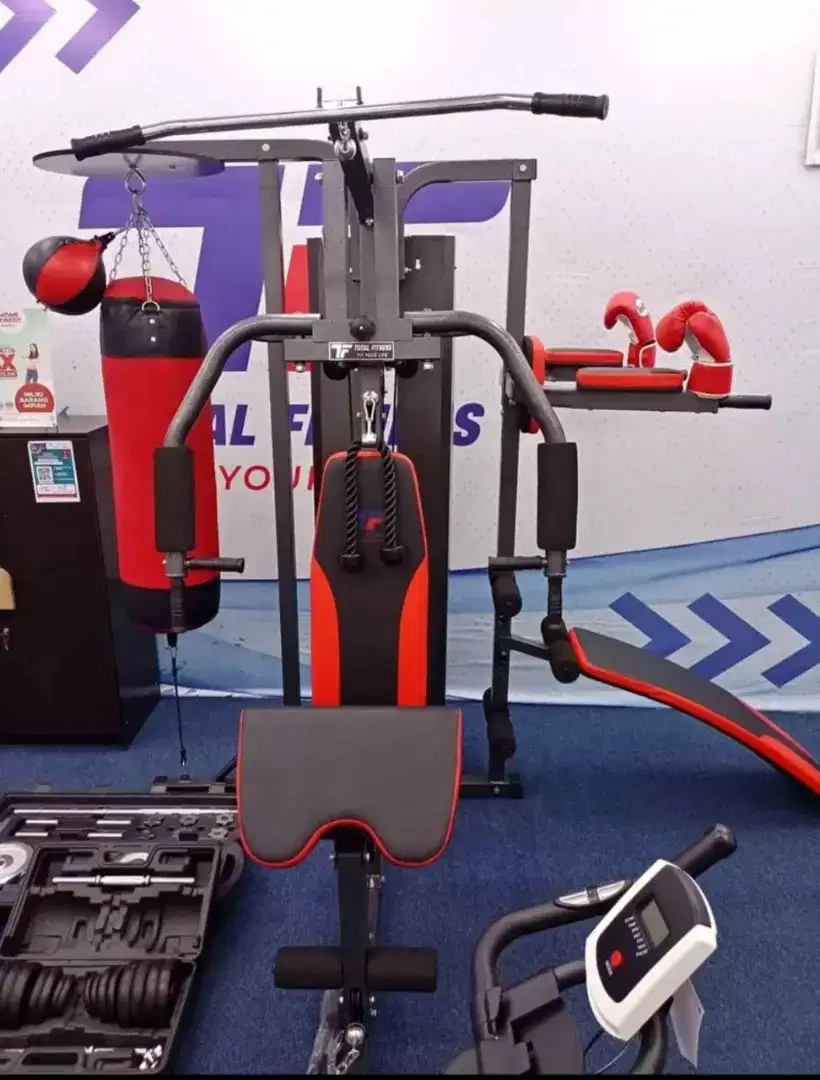 ALAT FITNESS KEBUGARAN HOME GYM 3 SISI SAMSAK NEW