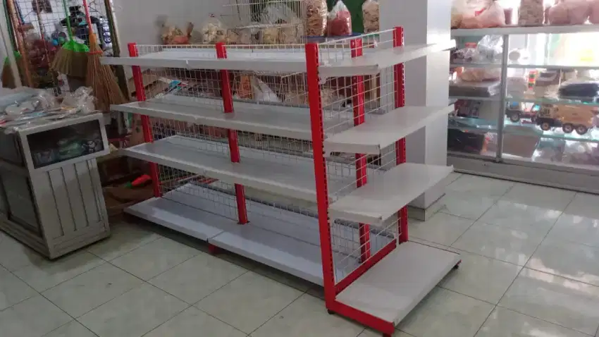 RAK MINIMARKET BEKAS REKONDISI