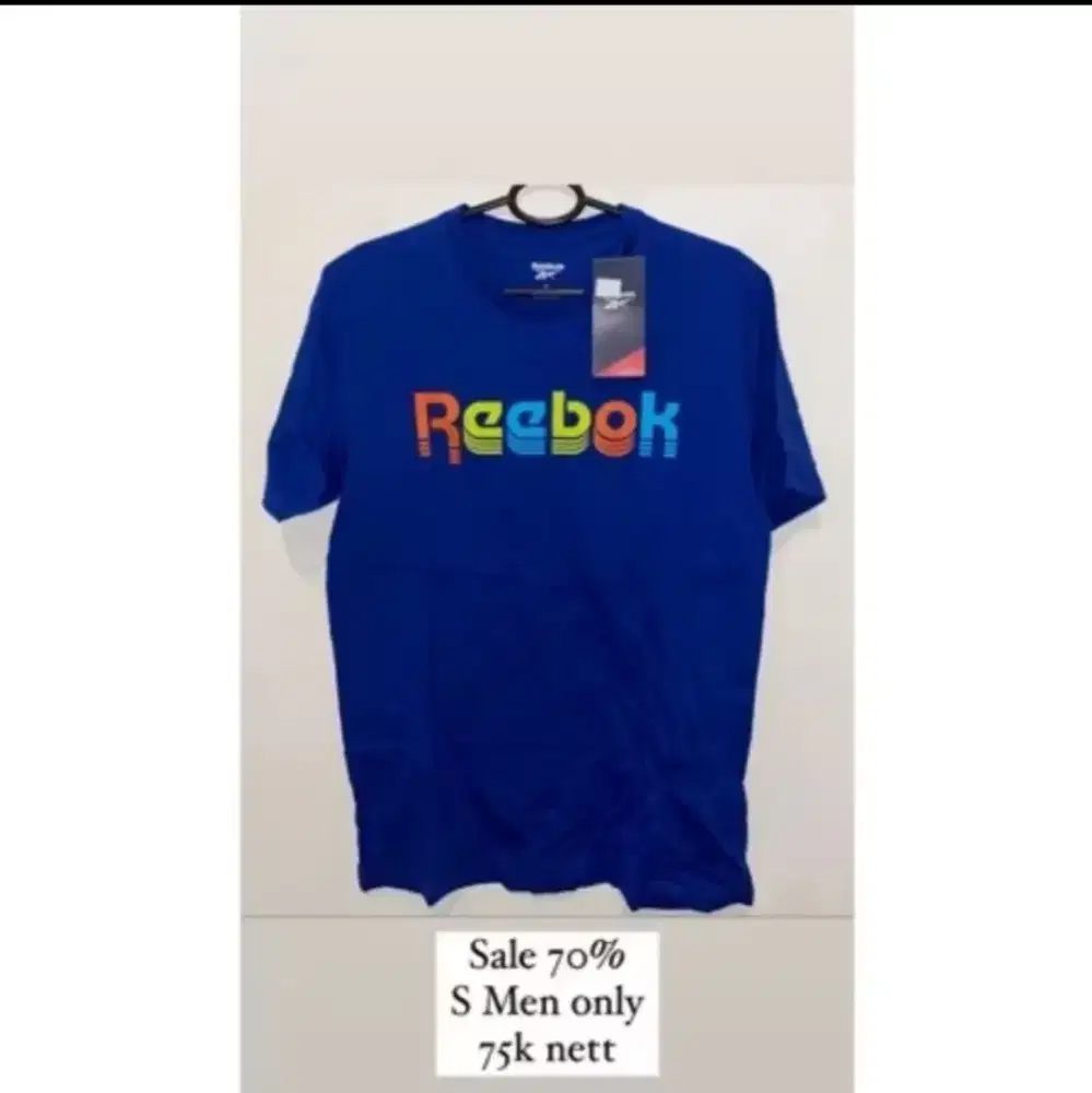 Kaos Reebok Diskon 70%